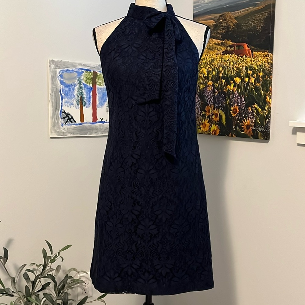 Vince Camuto Lace Halter Dress